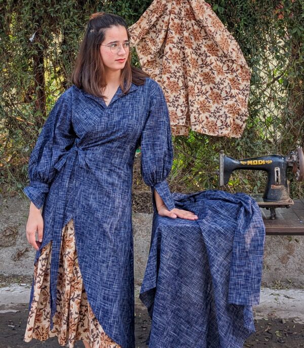 indira wrap dress